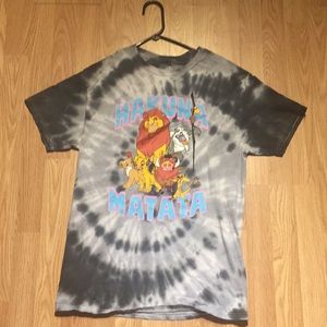 A medium, Disney, tie dye, short sleeve tee